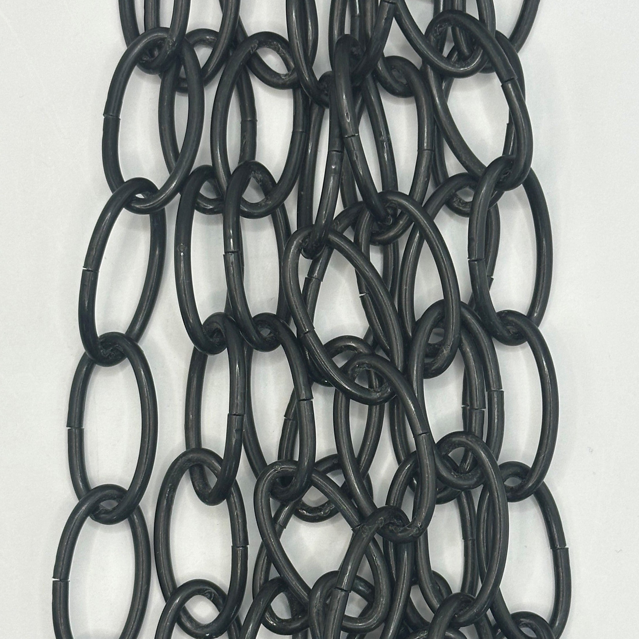 Buy 2.8mm Black Oval Chain Ashley Chains